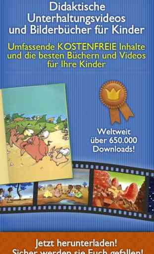 Die Kindermärchen - Eine Didaktische App mit den besten Videos, Bilderbücher, Märchen Geschichten und Interactive Comics für Ihre Kinder, Familie und Schule 1