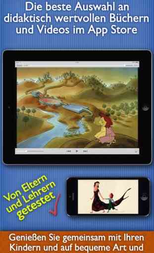 Die Kindermärchen - Eine Didaktische App mit den besten Videos, Bilderbücher, Märchen Geschichten und Interactive Comics für Ihre Kinder, Familie und Schule 2