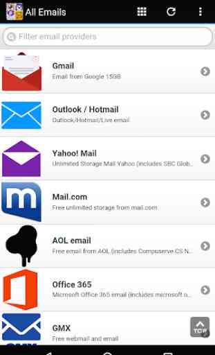 Alle E-Mail-Provider 1