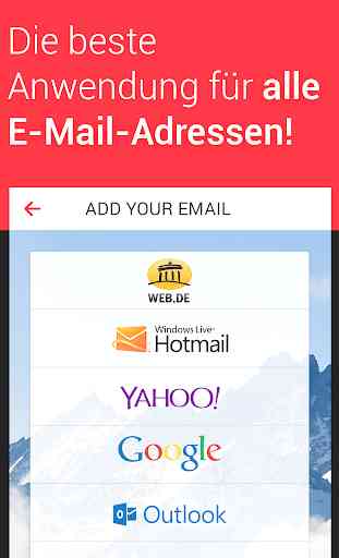 myMail – E-Mail Programm für Hotmail, GMX, Web.de 1