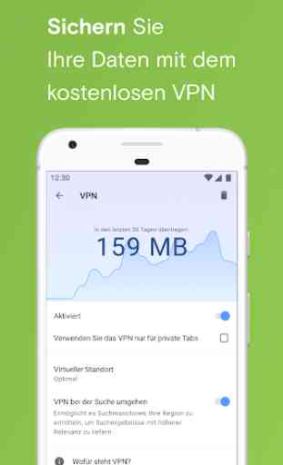 Opera-Browser mit gratis VPN 3