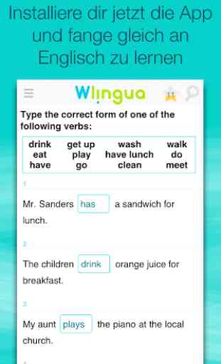 Englisch lernen mit Wlingua 4