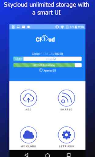 sCloud  - Unlimited FREE Cloud Storage & Backup 1