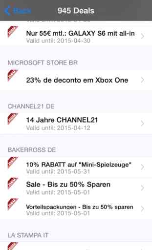 Rabatt Navigator - Die Gutscheine App - Coupons online und örtliche, mit daily deals sparen 2