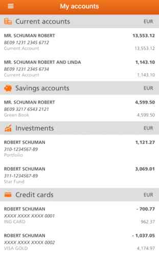 ING Smart Banking für iPhone 1