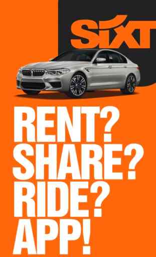 SIXT rent share & ride 1