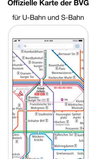 Berliner U-Bahn: BVG-Karte 1