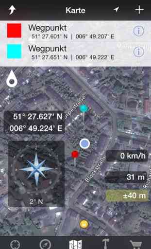 GPS & Maps: Koordinaten, Kompass, Wegpunkte, Karte 1