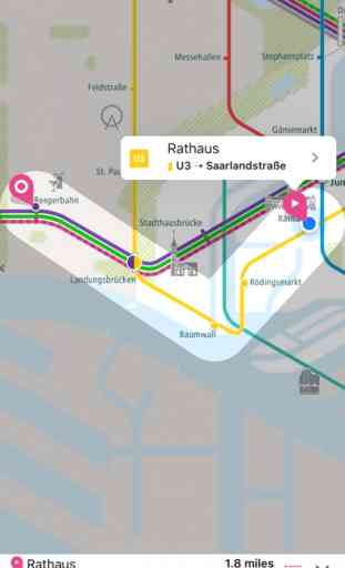 Hamburg Rail Map Lite 3
