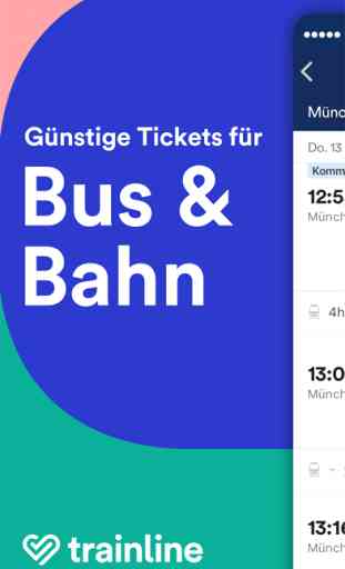 Trainline: Bus & Bahn Reisen 1
