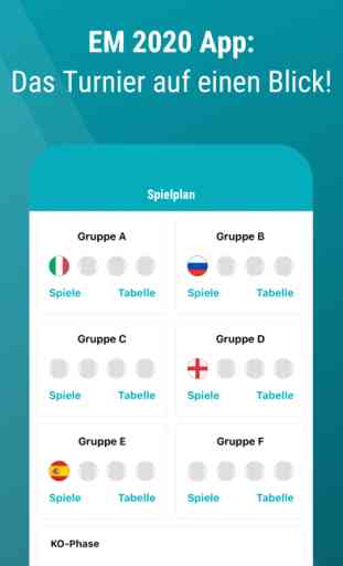 Fußball EM 2020 App - TorAlarm 1