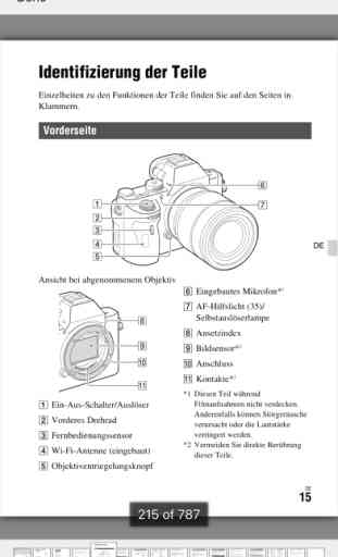 Sony Kamera-Handbücher 1