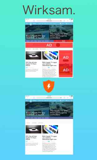 Ad Vinci Plus - Werbung- und Tracking-Blocker für schnelles Surfen mit Safari 3