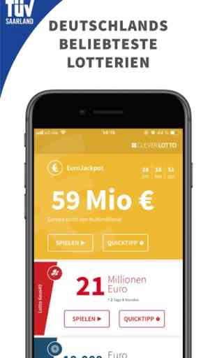 Clever Lotto & EuroJackpot App 1