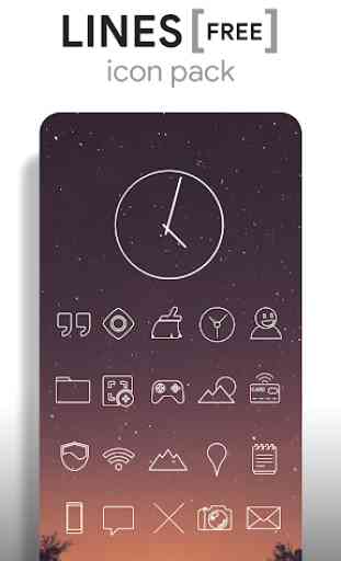 Linien Free - Icon Pack 1