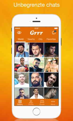 GRRR: Gay Chat und Dating-App 1