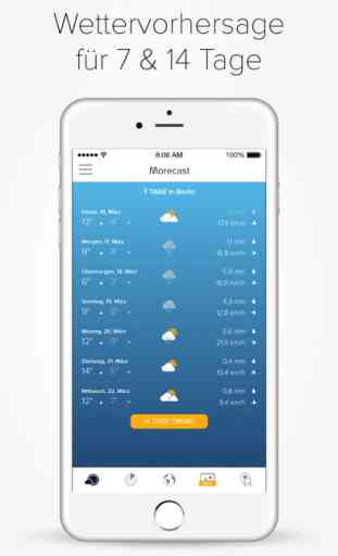 MORECAST Wetter App 2