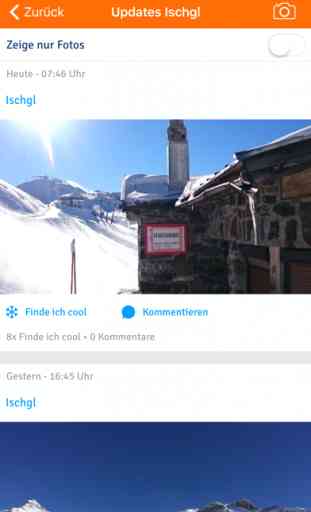 Schneehöhen Ski App 3