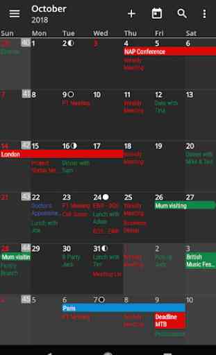 aCalendar - Android Kalender 3