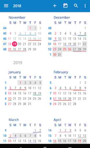 aCalendar+ Kalender & Tasks 4