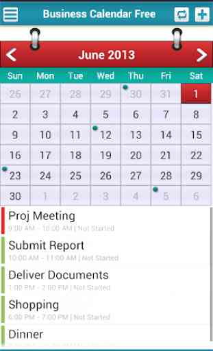 Business Calendar Free Ereignis & TODO 1