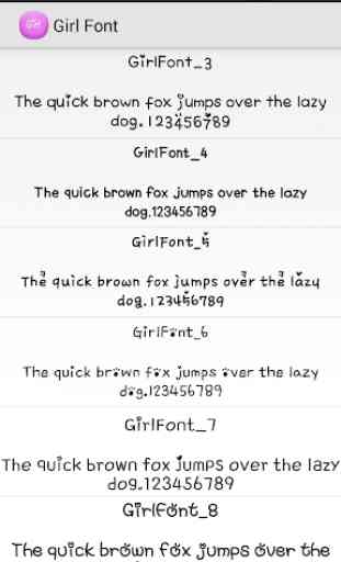 Girl Font Flipfont Free 2