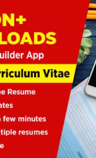Resume Builder App Free CV Maker & PDF Templates 1