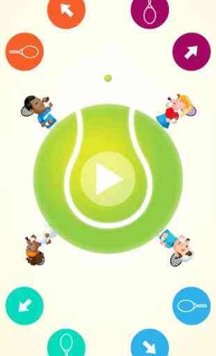 Rund Tennis - 2 Spieler Spiele 2