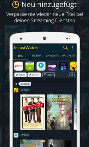 JustWatch - Suchmaschine für Streaming und Kino 1