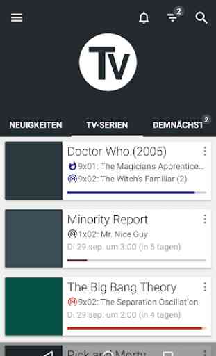 TV-Serie - Your shows manager 1