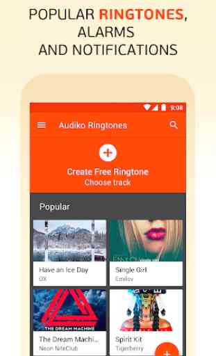 Audiko: ringtones, notifications and alarm sounds. 1