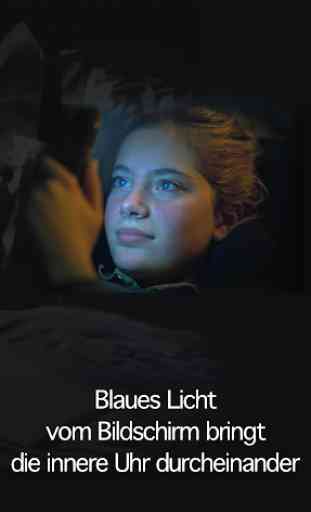 Blaulichtfilter - Nachtmodus, Schützt die Augen 2