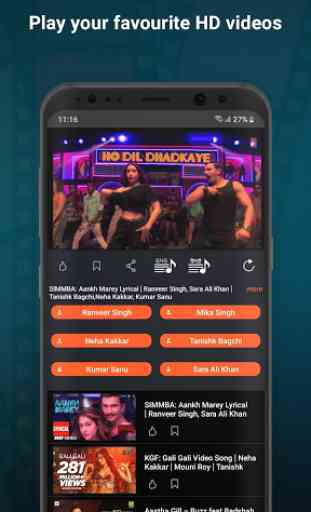 BollyHits: Bollywood Hindi video songs HD & Status 4