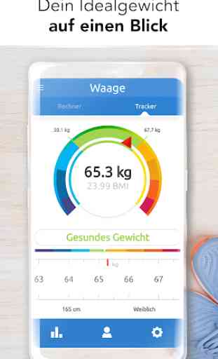 Idealgewicht - BMI-Berechner & Tracker 1