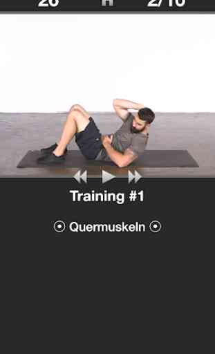 Tägliches Bauchmuskeltraining -Trainingsroutinen 2