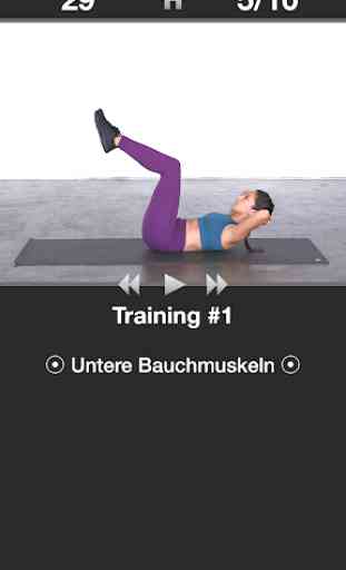 Tägliches Bauchmuskeltraining -Trainingsroutinen 3