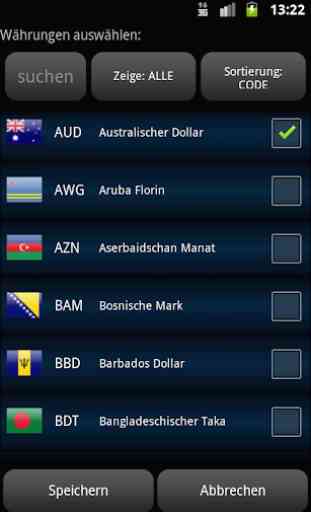 Währungsrechner Easy Currency 3