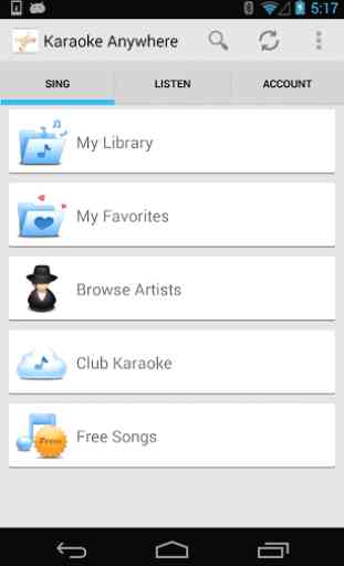 Karaoke Anywhere for Android 1