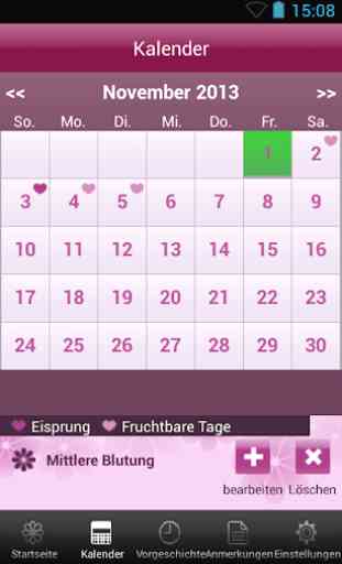 Mein Menstruationskalender 4