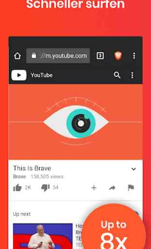 Privat Mobile Web Browser Brave: Schnell, sicher 1