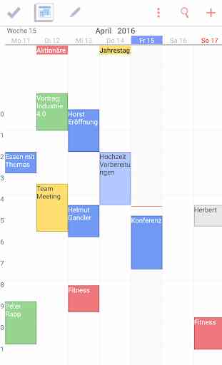 Aufgaben Kalender Planer 1