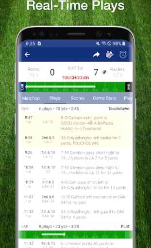 Football NFL Live Scores, Stats & Schedules 2019 2