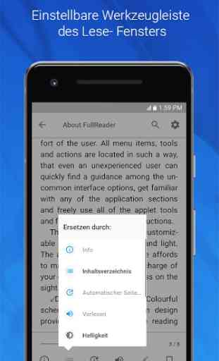 FullReader - Lese-Anwendung für die e-Bücher 3