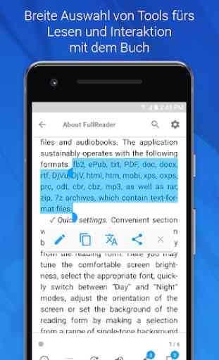 FullReader - Lese-Anwendung für die e-Bücher 4