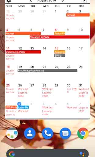 Kalender Widgets 4