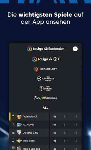 La Liga -  Fußball Offiziellen App 4