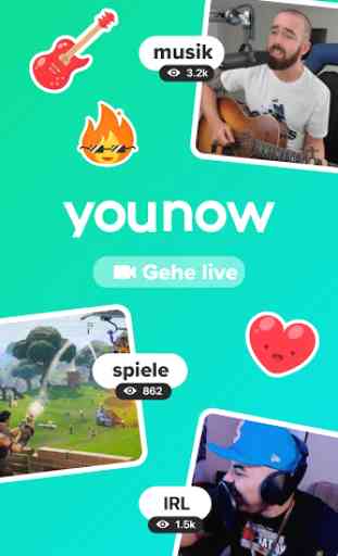 YouNow: Live-Stream, Video-Chat und Geh live 1