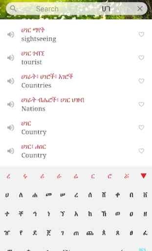 Amharic Dictionary - Translate Ethiopia 2