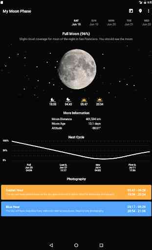 My Moon Phase - Lunar Calendar & Full Moon Phases 4