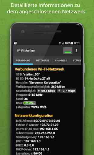 WiFi Monitor: Analyse von Wi-Fi-Netzwerken 1